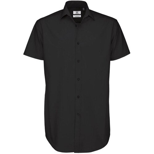  KO&Scaron;ULJA MU&Scaron;KA KRATKI RUKAVI B&C BLACK TIE 135G CRNA M-EOL!! Cijene