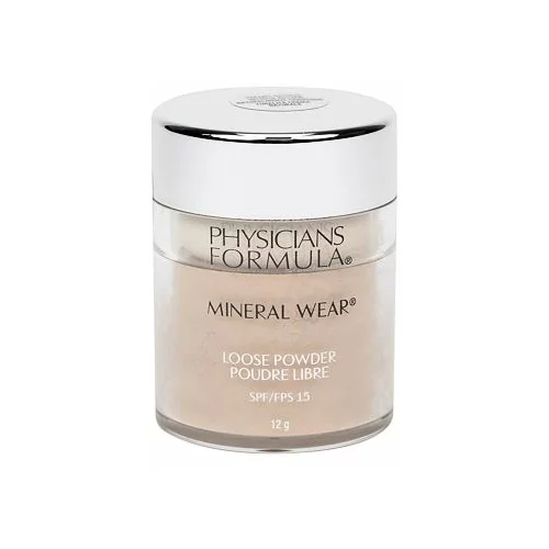 Physicians Formula Mineral Wear SPF15 puder za posvetlitev kože 12 g odtenek Creamy Natural