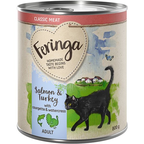 Feringa Classic Meat meni 6 x 800 g - Losos & puran Cene