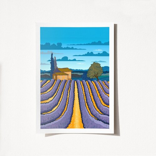Wallity Poster Francuska-2027, 42x59,4 cm Cene