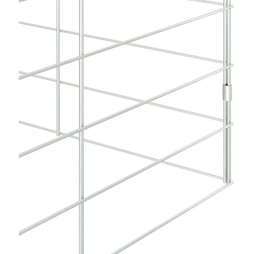  Kavez za zečeve Srebrno 400 x 100 x 210 cm Cinkani čelik Slike