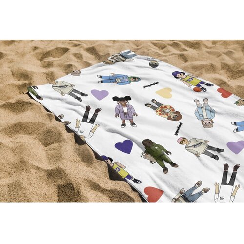 Playmobil Pamučan ručnik za plažu od frotira 75x140 cm Unique United &amp;ndash; Slike