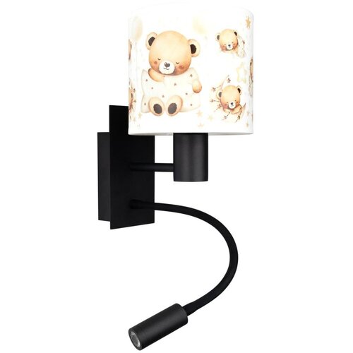 Brilagi LED fleksibilna lampa BOBO 1xE27/25W/230V + LED/3W crna/bela/sa motivom medvedića Cene