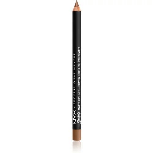 NYX Professional Makeup Suede Matte Lip Liner mat svinčnik za ustnice odtenek 07 Sandstorm 1 g