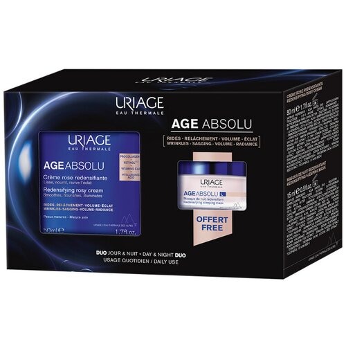 Uriage Age Absolu krema, 50 ml + Noćna Maska, 15 ml PROMO Cene