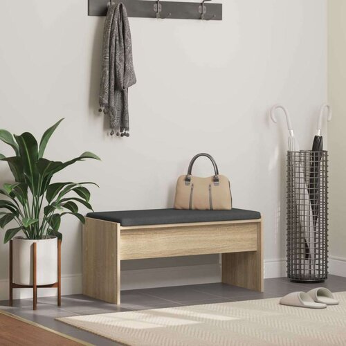  Haldna klop z blazino Sonoma hrast 83 x 38 x 40 cm, (5000155667) Cene
