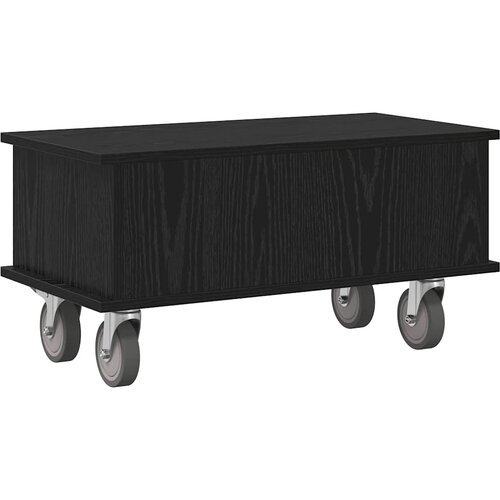  stalak Crni hrast 68,5 x 35 x 35 cm Konstruirano drvo Slike