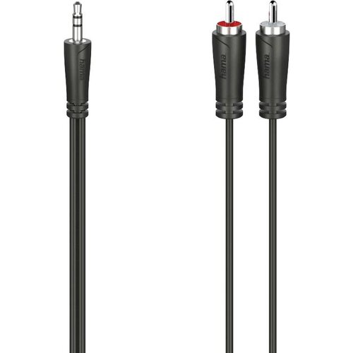Hama 00200720 utičnica / Cinch audio priključni kabel [1x 3,5 mm banana utikač - 2x muški cinch konektor] 1.5 m crna Cijene