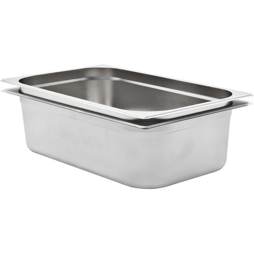 vidaXL Gastronomske posode 2 kosa GN 1/1 150 mm nerjaveče jeklo Cene