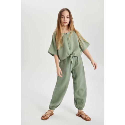 Defacto Girl Parachute Cotton Trousers Slike