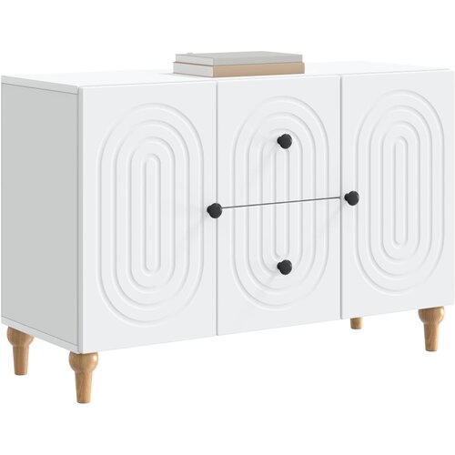  TV ormar s ladicama Bijela 89 x 34 5 x 60 cm Konstruirano drvo - Bijela Slike