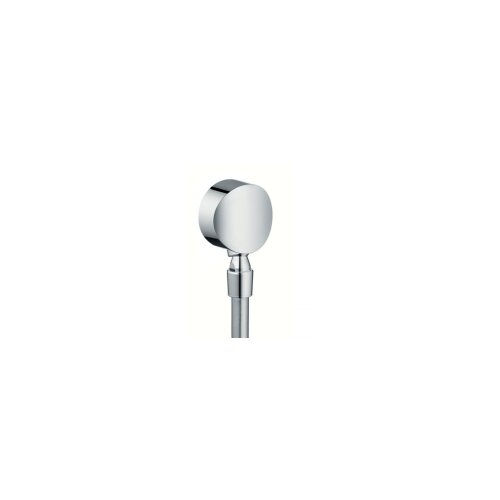 Hansgrohe FixFit Round Chrome priključak za crevo ručnog tu&amp;scaron;a sa nepovratnim ventilom i zglobnim priključkom 27506000 Slike