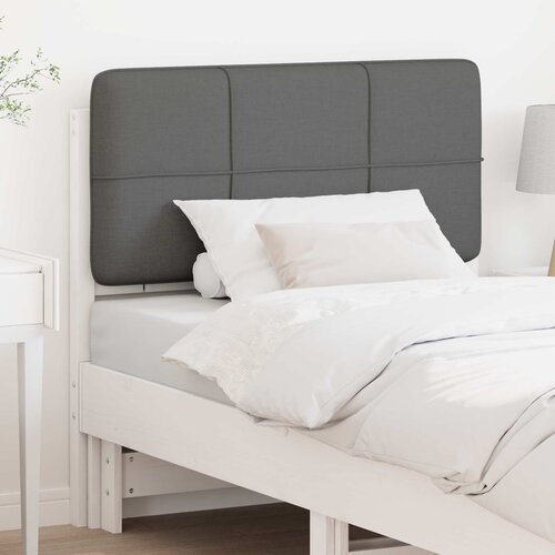  Tapecirani uzglavlje s uzglavljem Bijela i svijetlo siva 80 cm Cijene