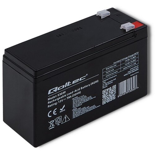 Qoltec 53030 AGM battery | 12V | 7Ah | max 105A Cijene