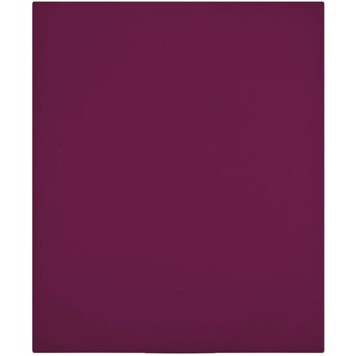  Plahta s gumicom od žerseja bordo 100x200 cm pamučna Cene