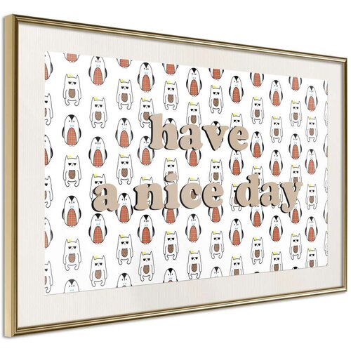  Poster - Animals Wish a Nice Day 30x20 Slike