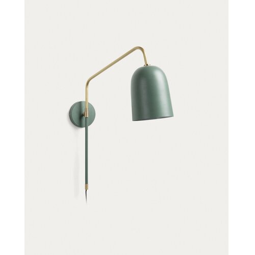 Kave Home Zelena zidna lampa &amp;oslash; 15 cm Audrie &amp;ndash; Slike