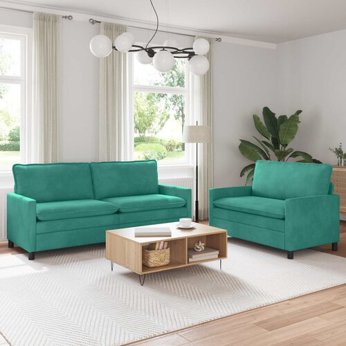  Set sofe 2 pcs Tirkizna Bar&scaron;un Cijene