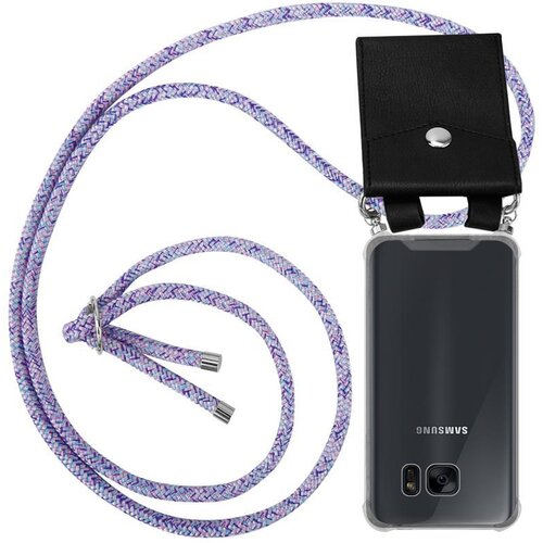 Cadorabo VRGA ZA MOBILNI PELECT, Združljiva s Samsungom v Unicornu - silikonski za&scaron;čitni pokrov s srebrnimi obroči, kabelskim pasom in snemljivim ohi&scaron;jem, (20587708) Cene
