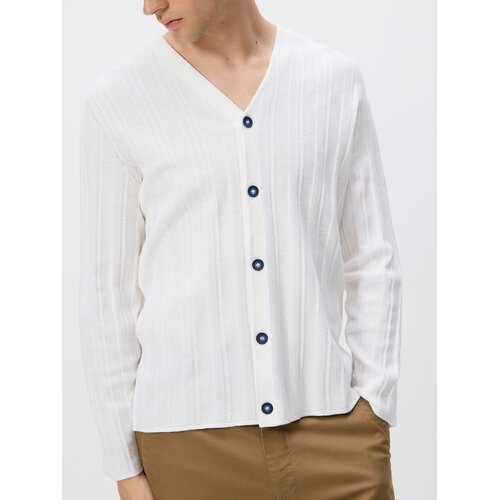 Reserved MEN`S SWEATER - bijela Cijene
