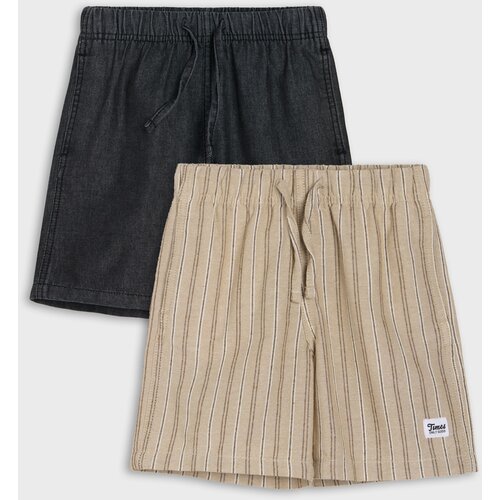Sinsay Pamučne pull-on kratke hlače 2 pack Slike