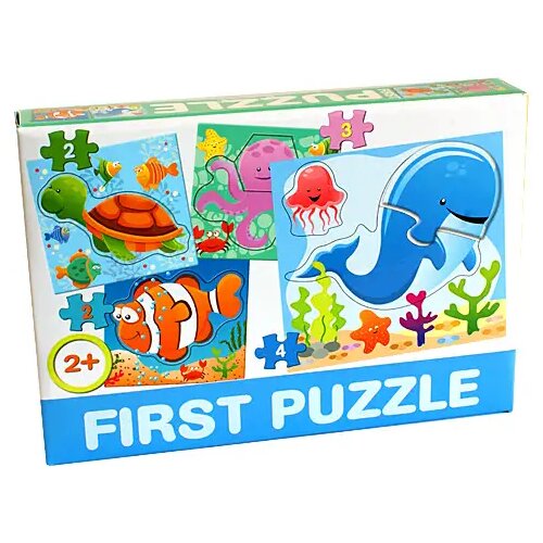 Mađarski proizvođač Baby puzzle sa morskim životinjama - D-Toys Slike