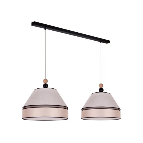  Duolla - Visilica na sajli AVIGNON 2xE27/15W/230V bež Slike