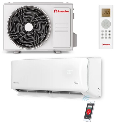 Inventor Klima uređaj ARIA 5 AR5VI-24WFI/ AR5VO-24 komplet (7.5 kW, inverter, Wi-Fi, HEPA filter, 5 godina garancije, A++) Cijene
