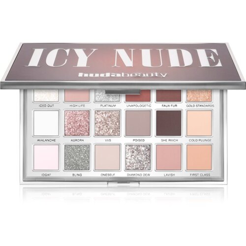 Huda Beauty Icy Nude paleta sjenila za oči 18 boja 16.1 g Cijene