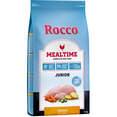 Rocco Varčno pakiranje Mealtime 2 x 12 kg Junior piščanec