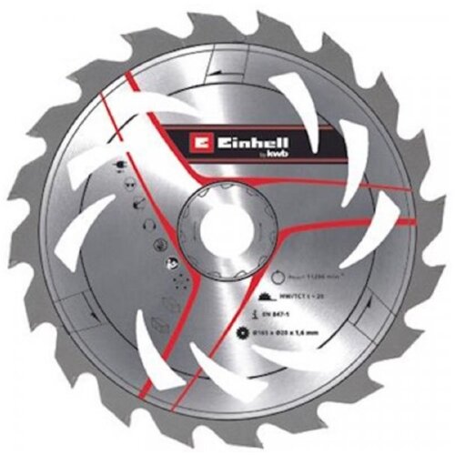 Einhell kwb tct rezni list 165x20x1.6mm T20 49584759 Cene