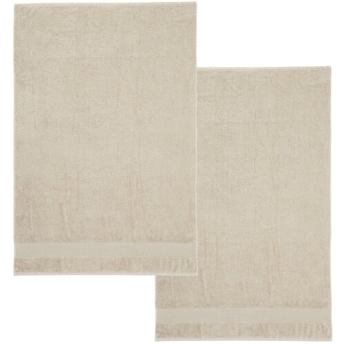 Catherine Lansfield Bež frotirne bombažne brisače v kompletu 2 ks 90x140 cm Anti-Bacterial – Cene