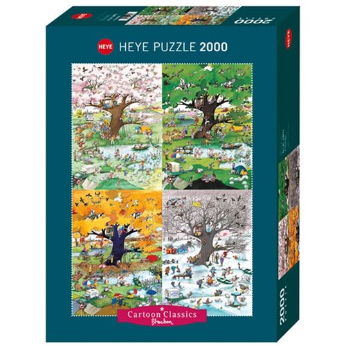 Heye puzzle Cartoon Classics Blachon 4 Seasons 2000 delova 29873 Slike