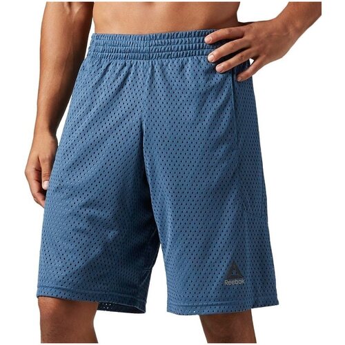 Reebok Hlače 3/4, 7/8 Les Mills Mesh Modra Cene