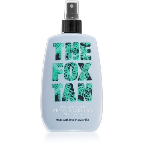 The Fox Tan Hydration Island Coconut Mango osvježavajući sprej za tijelo za tijelo i lice 220 ml Slike