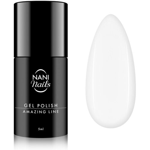 NANI Nails NANI Amazing Line gel lak za nokte nijansa Snowy White 5 ml Slike