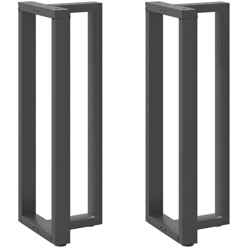 Noge za barski stol T-oblika 2 kom antracit 40x35x(110-111) cm čelik Cene