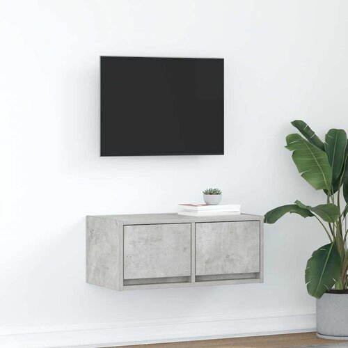 vidaXL TV omarica betonsko siva 60x31x25,5 cm inženirski les Cene