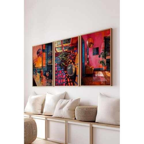 WALLXPERT Č-300794 - 3040 set dekorativnih slika (3 komada) Cene