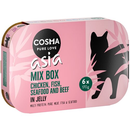 Cosma Asia v želatini 6 x 170 g - Miks (5 sort) Cene