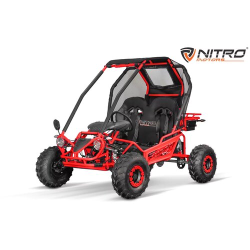 Nitro Motors Otro&amp;scaron;ki gokart 125 ccm midi buggy RG7-A Hunt 7 rdeča Slike