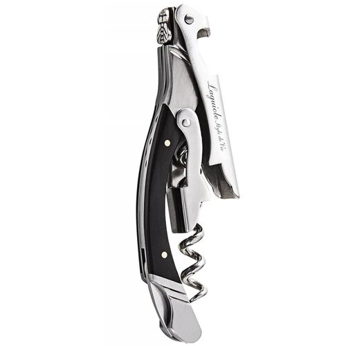 LAGUIOLE STYLE DE VIE Odpirač za steklenico Luxury Line 11,5x8,5cm / črn / nerjaveče jeklo, les, (5000198809) Slike
