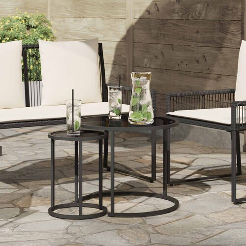  Set stolića za kavu 2 pcs 55 x 55 x 45 cm čelik Cene