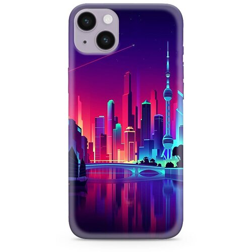  Maska ultra tanki print neon wave za iphone 14 plus Cene