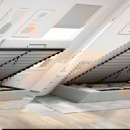  Otomanski krevet s madracem svijetlosivi 160x200 cm baršunasti Cene