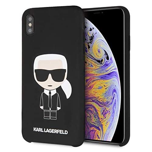 Karl Lagerfeld originalen ovitek KLHCI61SLFKBK za iphone xr črna silikonska za&amp;scaron;čita - full body iconic Slike