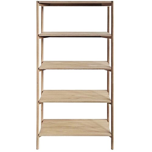 Actona Biblioteka u dekoru hrasta u prirodnoj boji 86x160 cm Oxford – Cijene