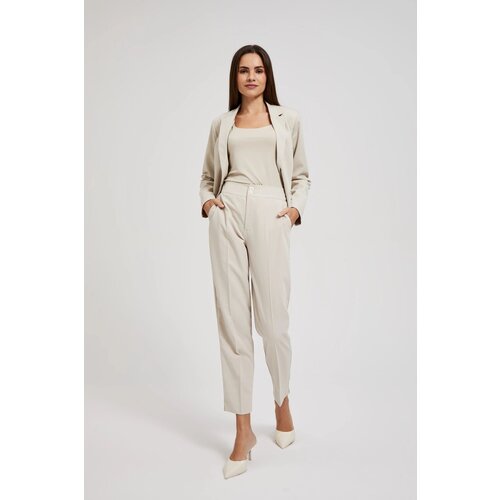 Moodo Women's cigarette pants - light beige Cene