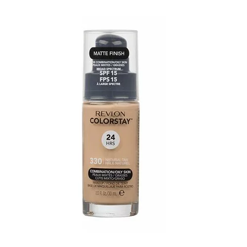Revlon Colorstay™ Combination Oily Skin SPF15 puder za mešano do mastno kožo 30 ml odtenek 330 Natural Tan
