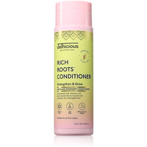 delhicious RICH ROOTS Repair & Shine Conditioner obnovitveni balzam za sijaj in mehkobo las 250 ml Cene